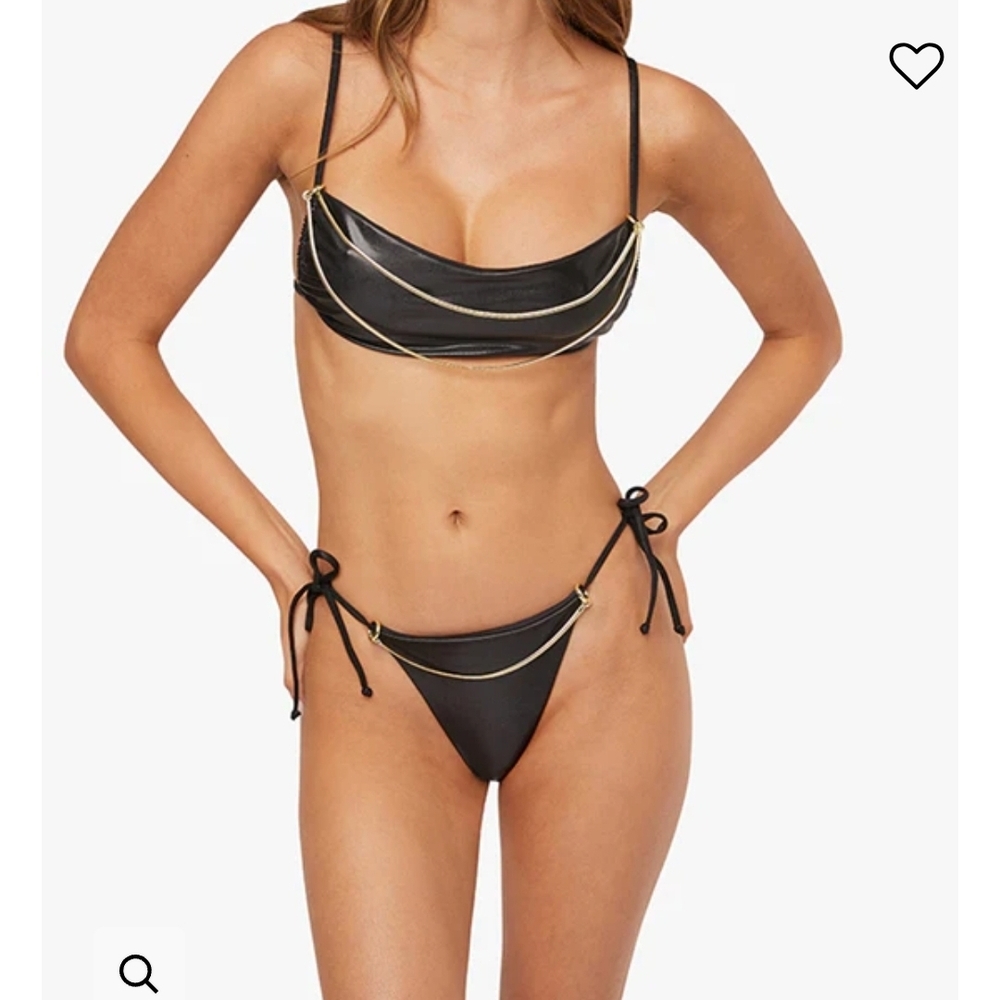 Black and Gold Women's Bikini Set